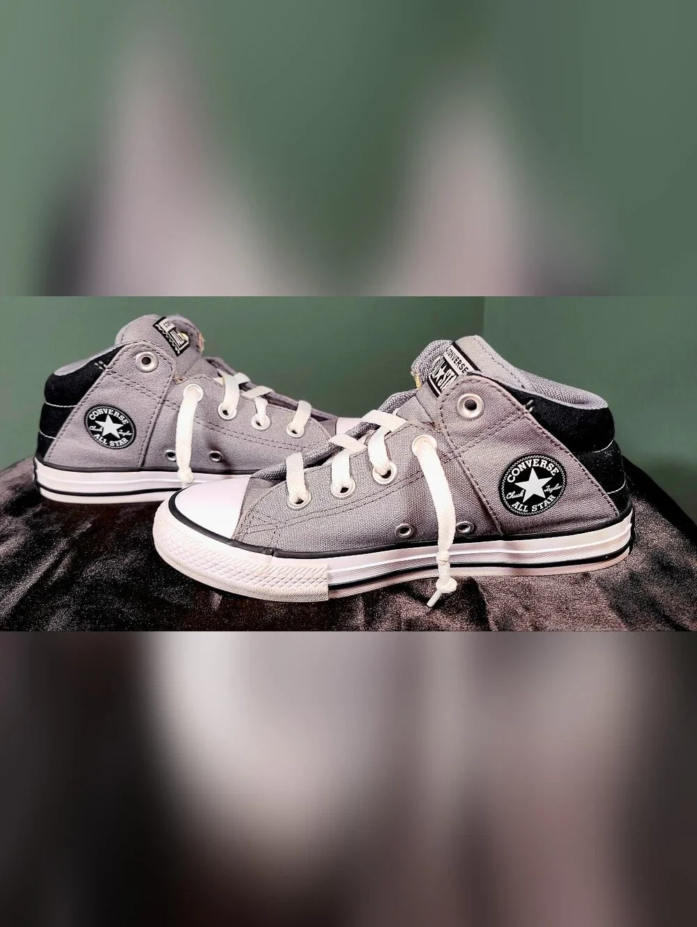 Converse Kids Gray High-Top All Star Sneakers